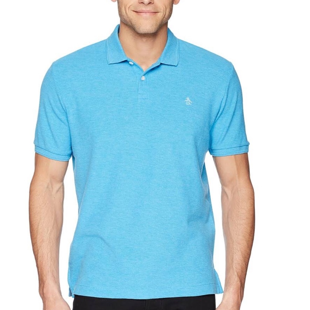 Penguin turquoise short-sleeve polo